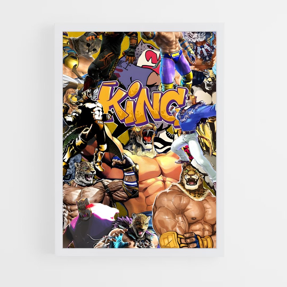 Poster Le Roi des Combats – affiche Tekken (vue 3)